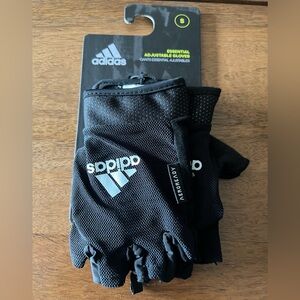 Adidas Black Aeroready Adjustable Gloves